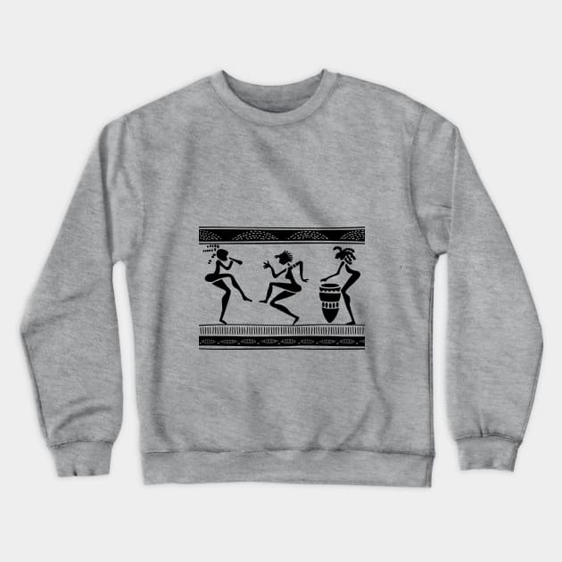 African dancers Crewneck Sweatshirt by Againstallodds68